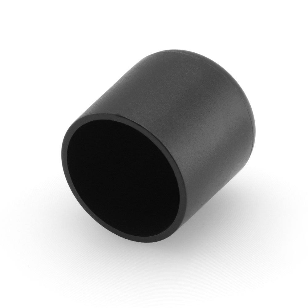 Tapon redondo de plástico negro Ø 20 mm