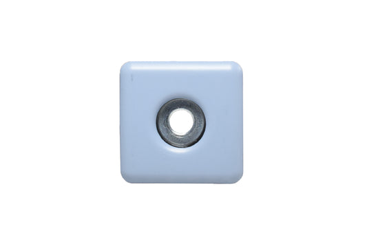 Deslizador cuadrado de PTFE con Tornillo para muebles muebles de  25 x 25 mm
