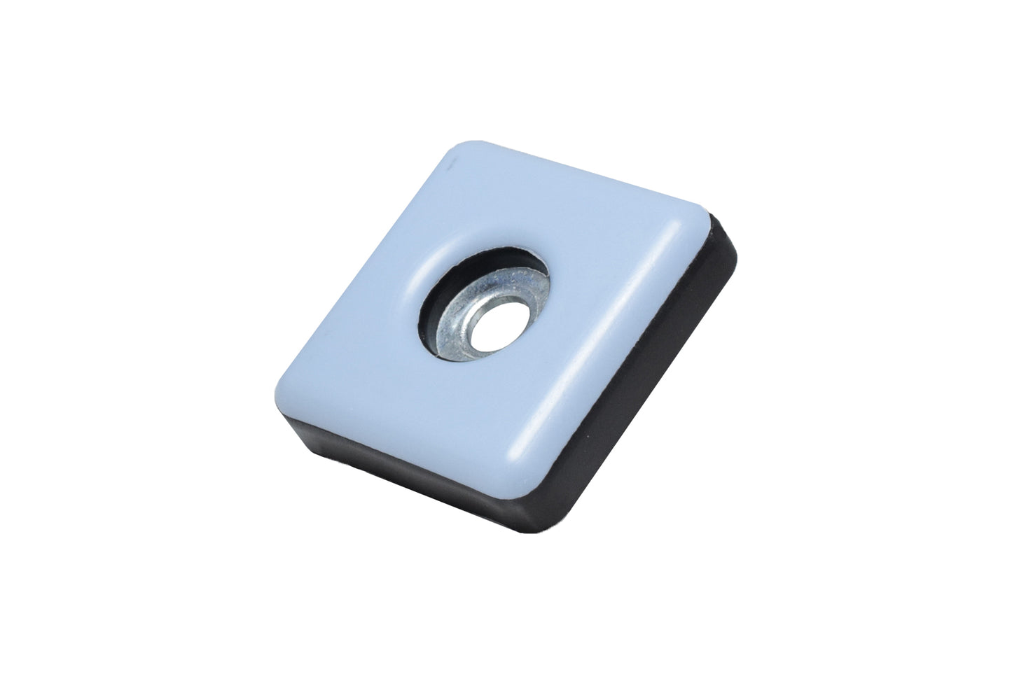 Deslizador cuadrado de PTFE con Tornillo para muebles muebles de  25 x 25 mm