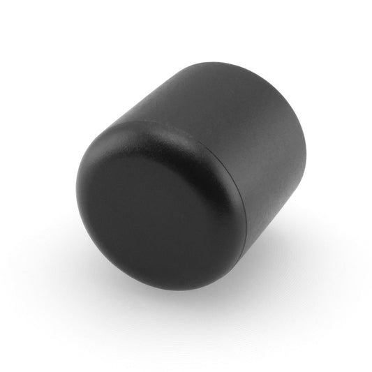 Tapon redondo de plástico negro Ø 20 mm